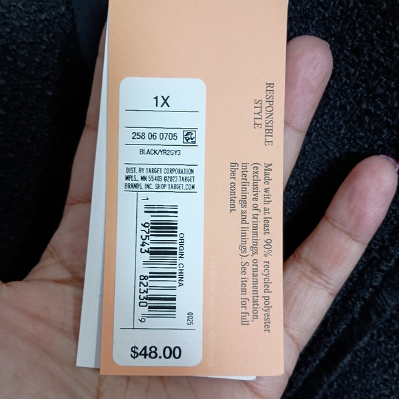 Future Collective x Jenny K. Lopez Bouclé Frayed Edge Blazer – Size 1X - Picture 12 of 12